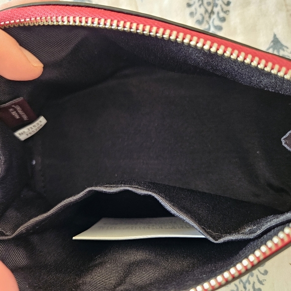 Coach x Snoopy Peanuts Classic Red Leather Cosmetic Bag Limited Edition NWT - Picture 4 of 11